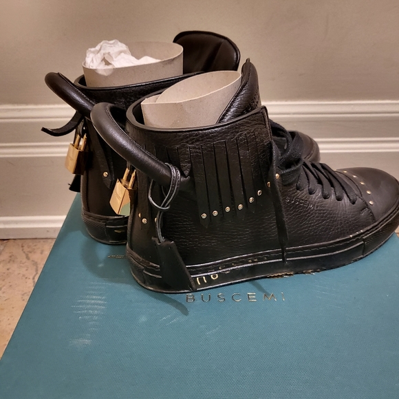Buscemi 125mm fringe stud sneakers - Picture 3 of 11